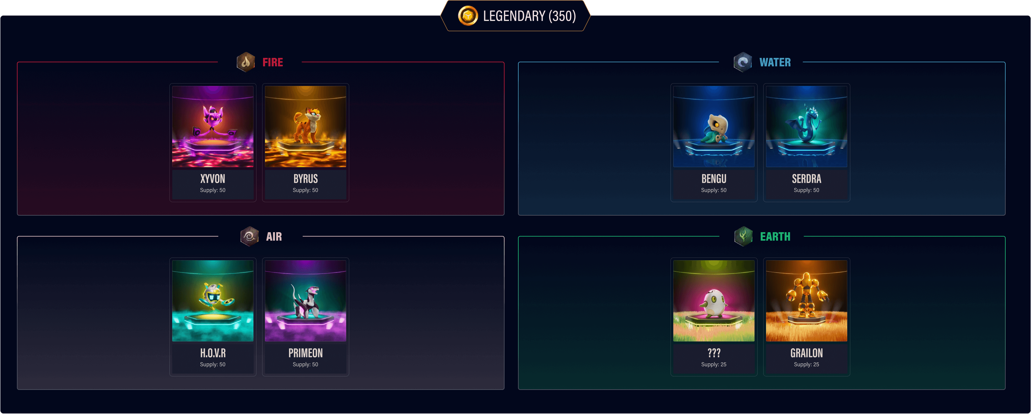 E1 Creature Genesis NFTs